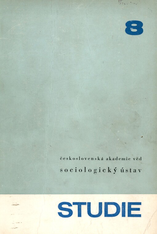 Identifikace pracujících se závodem: výsledky sociologického výzkumu v potravinářském závodu CENTRAL