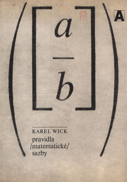 Pravidla matematické sazby