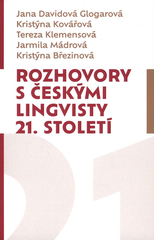 Rozhovory s českými lingvisty 21. století