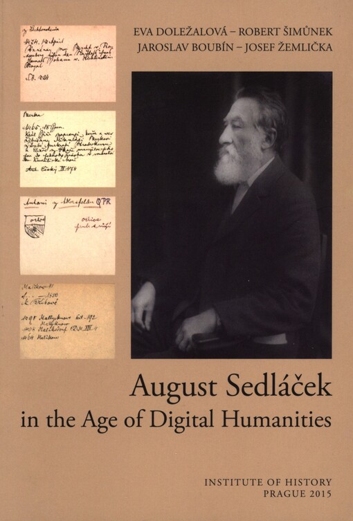 August Sedláček in the age of digital humanities