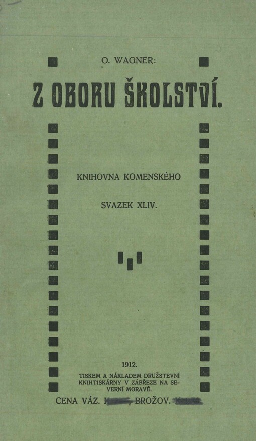 Z oboru školství: žurnalistické črty a studie