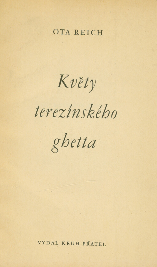 Květy terezínského ghetta