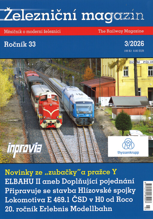 Železniční magazín : měsíčník o skutečné a modelové železnici