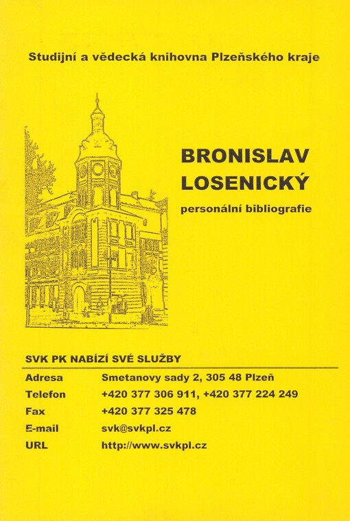 Bronislav Losenický: personální bibliografie