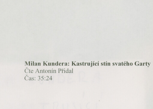 Kastrující stín svatého Garty