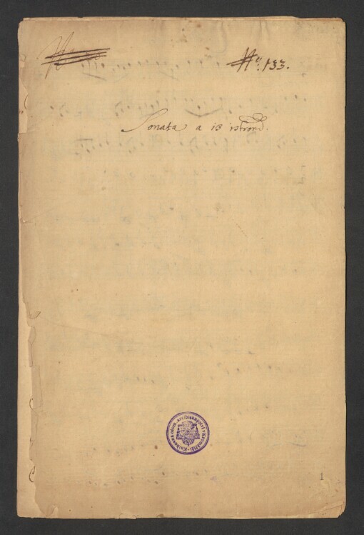 Sonata a 13 instrom[enti]