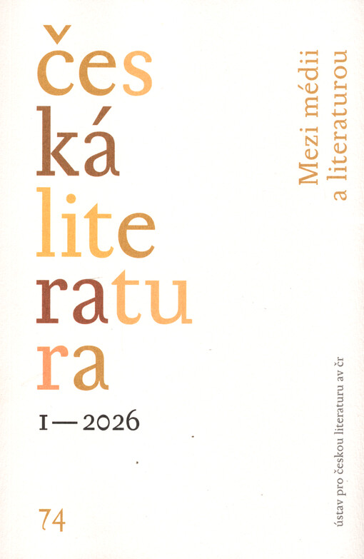 Česká literatura : časopis pro literární vědu
