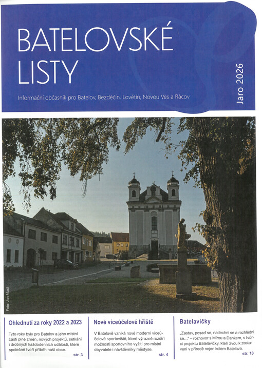 Batelovské listy : občasník Obecního úřadu v Batelově