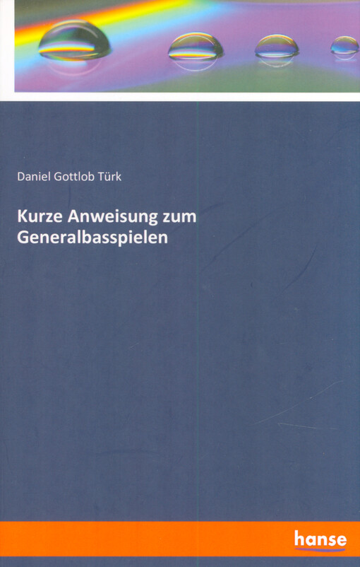 Kurze Anweisung zum Generalbasspielen