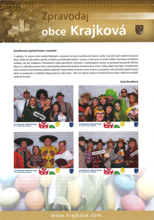 Zpravodaj obce Krajková