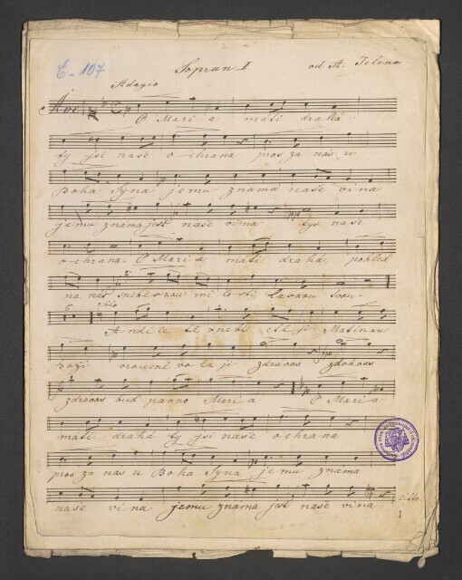 O, Maria, máti drahá