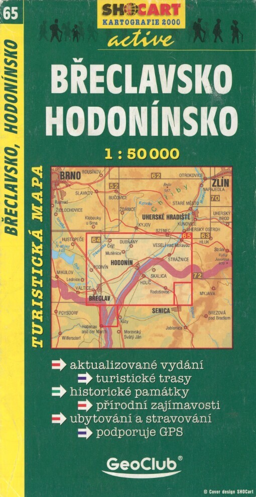 Břeclavsko, Hodonínsko: turistická mapa