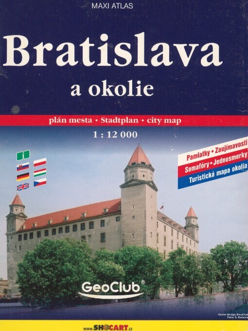 Bratislava a okolie: plán mesta 1:12 000