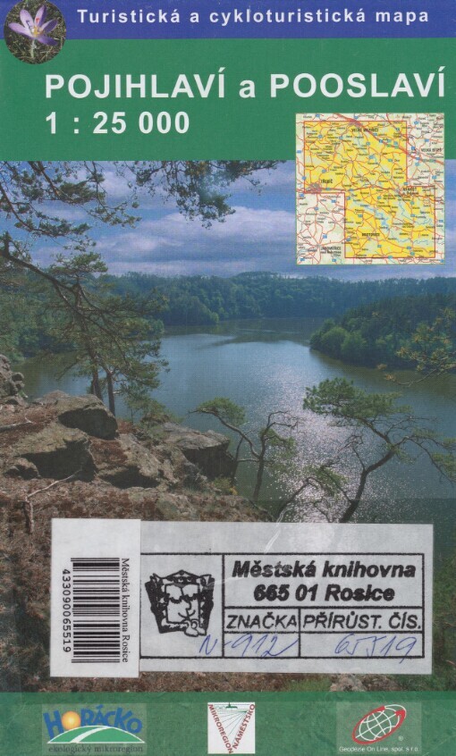 Pojihlaví a Pooslaví: turistická a cykloturistická mapa 1:25 000