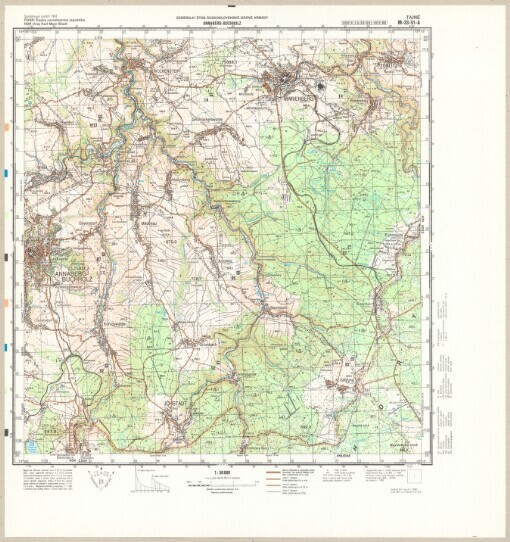 Annaberg-Buchholz: Česká socialistická republika. M-33-51-A