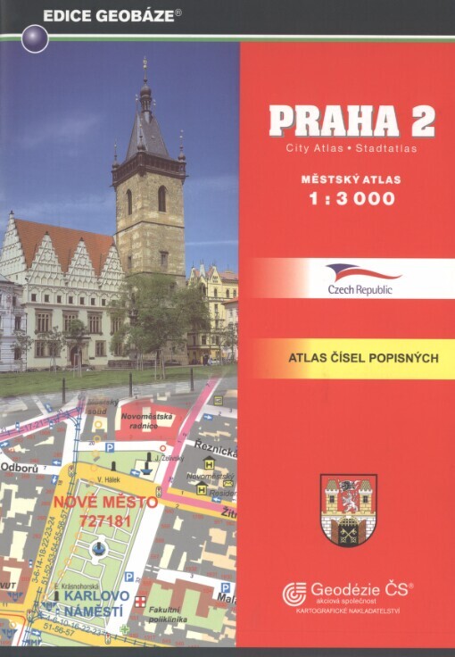 Praha 2: městský atlas 1:3^000 : atlas čísel popisných
