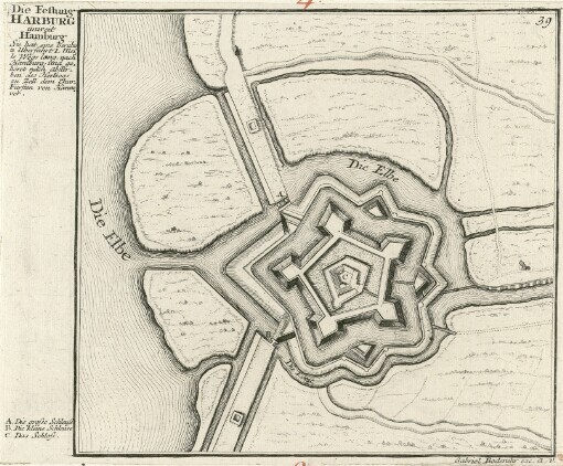 Die Festung Harburg umweit Hamburg. 39