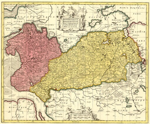 Dithmarsia Rendesburgum Kiel et Bordesholm in Occidentali parte Holsatiae