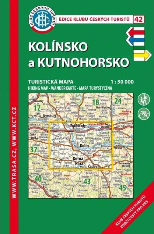 Kolínsko a Kutnohorskoturistická mapa 1:50 000