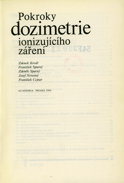 Pokroky dozimetrie ionizujícího záření