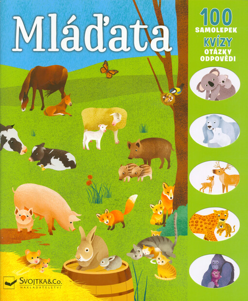 Mláďata : znalosti a samolepky