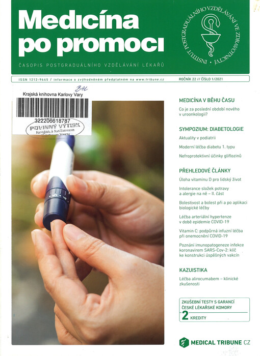 Medicína po promoci = Postgraduate medicine Czech : časopis postgraduálního vzdělávání lékařů