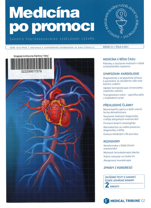 Medicína po promoci = Postgraduate medicine Czech : časopis postgraduálního vzdělávání lékařů
