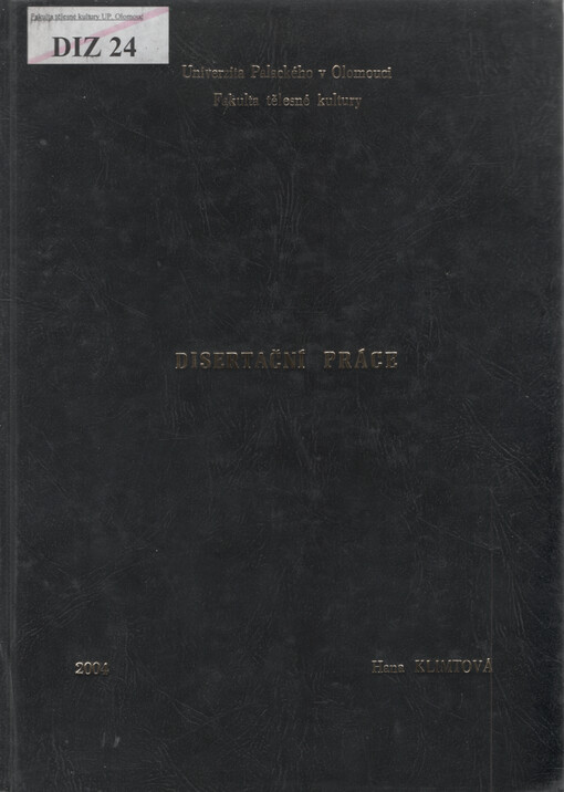 Pohybová aktivita žáků sportovních tříd