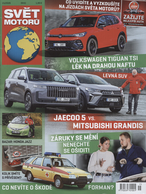 Svět motorů : nezávislý týdeník