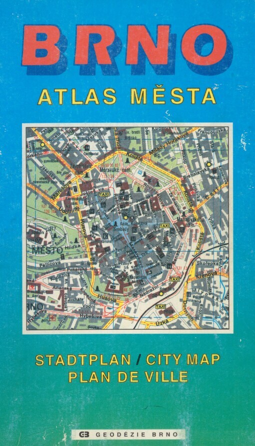 Brno - atlas města: Měř. 1:15 000