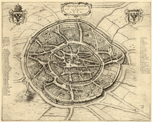 Aqvisgranvm Gallis Aix La Chapelle Germanis et Belgis Aken