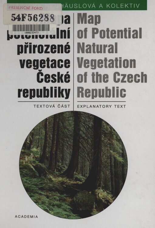 Mapa potenciální přirozené vegetace České republiky: Map of Potential Natural Vegetation of the Czech Republic