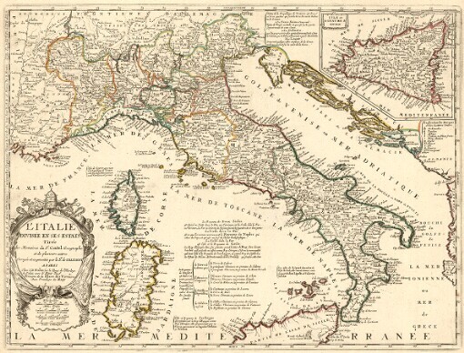 L'Italie Divisée en ses Estats