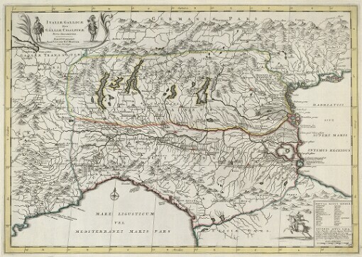 Italiae Galicae Sive Galliae Cisalpinae: Nova Descriptio. 57