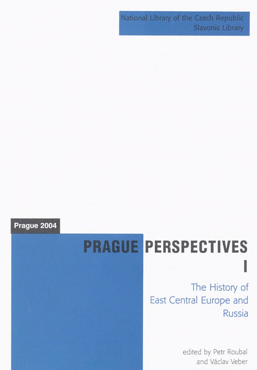 The history of East Central Europe and Russia: on the occasion of the 25th anniversary of the death of Jan Slavík