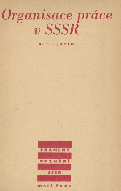 Organisace práce v SSSR