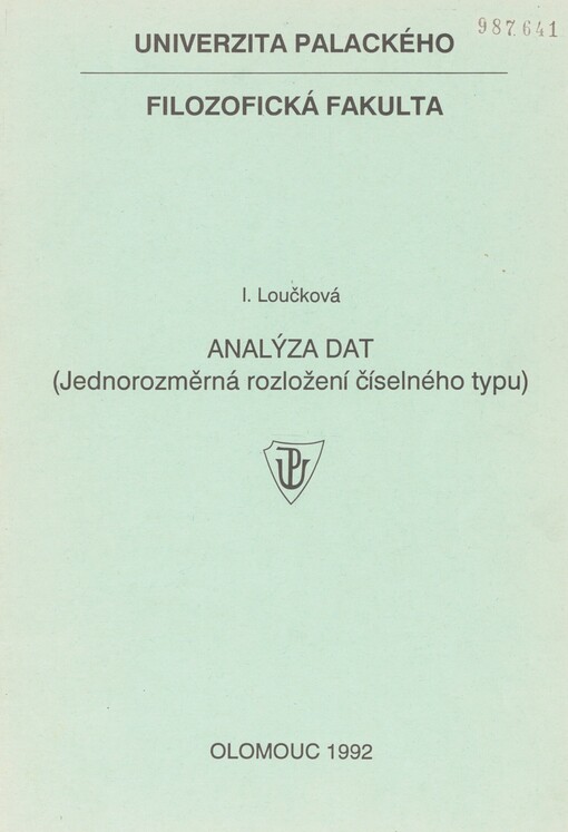 Analýza dat: jednorozměrná rozložení číselného typu