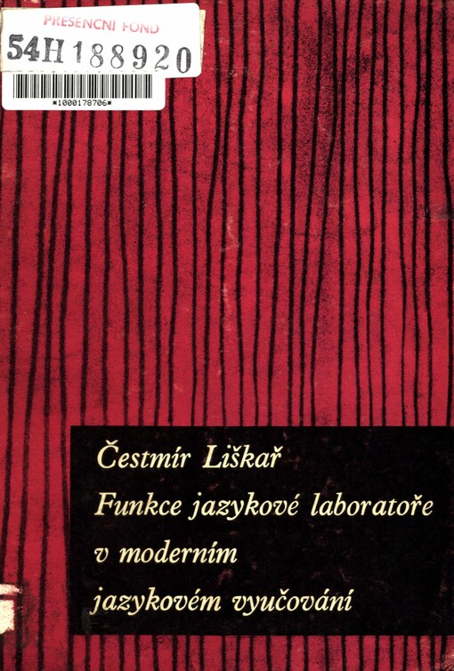 Funkce jazykové laboratoře v moderním jazykovém vyučování