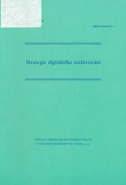 Strategie digitálního archivování