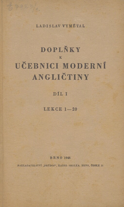 Doplňky k učebnici moderní angličtiny