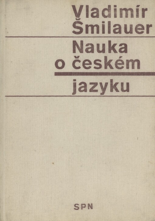 Nauka o českém jazyku: Pomocná kniha pro vyučování na školách 2. cyklu