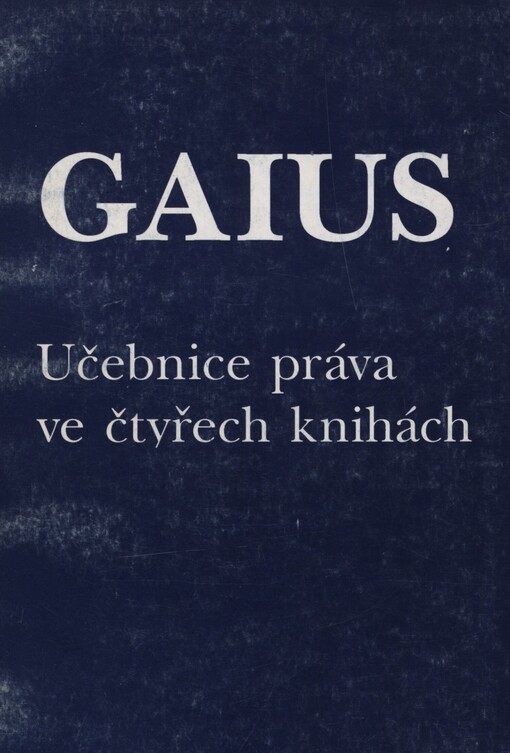 Učebnice práva ve čtyřech knihách