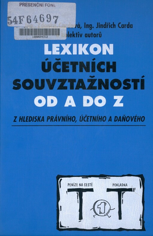 Lexikon účetních souvztažností od A do Z