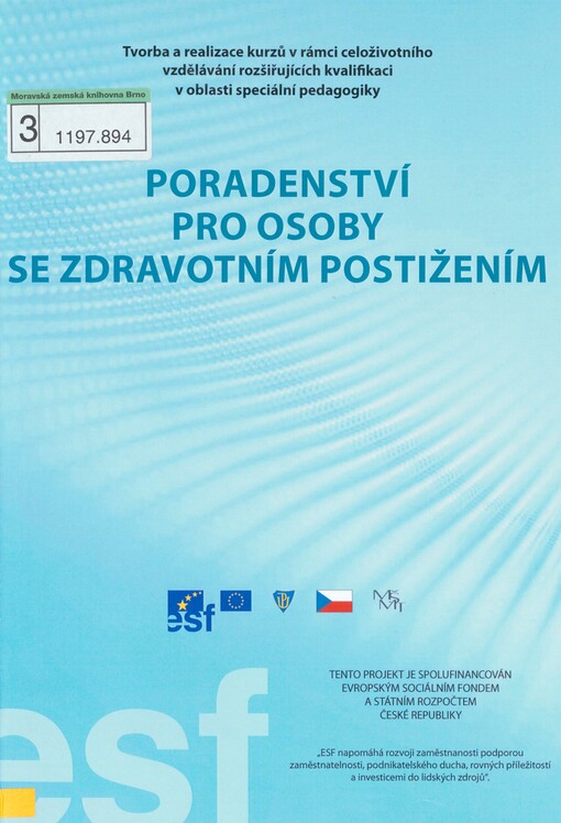 Poradenství pro osoby se zdravotním postižením