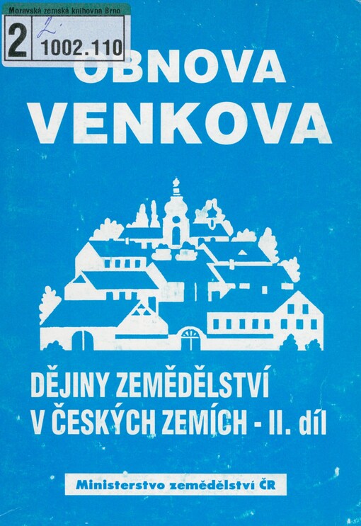 Dějiny zemědělství v českých zemích. II. díl, 1900-1989