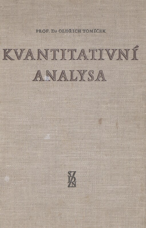 Kvantitativní analysa