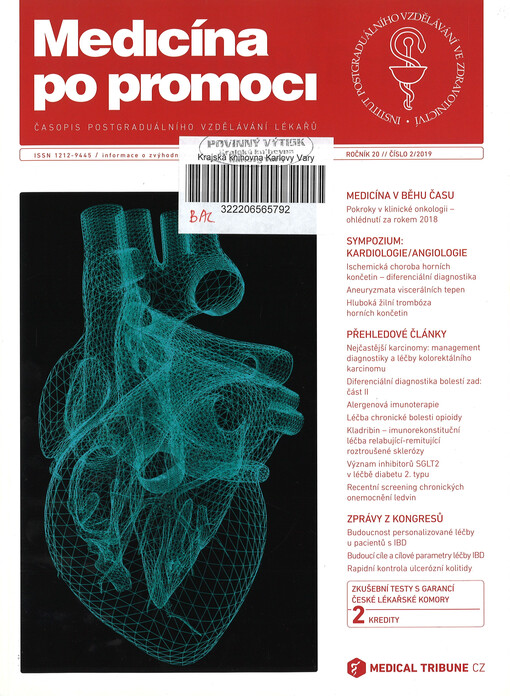 Medicína po promoci = Postgraduate medicine Czech : časopis postgraduálního vzdělávání lékařů