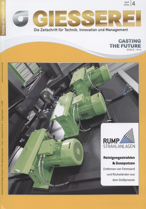 Giesserei : die Zeitschrift für Technik, Innovation und Management