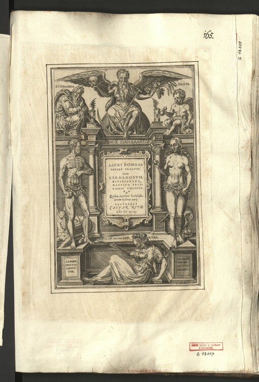 Des Konvolut začínající dílem: Anmuthigen und Nutz-Bringenden Bilder-Lusts: Vedoppletes Trachten-Büch, d.i. Kleidung's-Arten Beistlich und Weltlicher Versonen verschidener Völcker. Anno MDCCXLVI. Zehenter Band