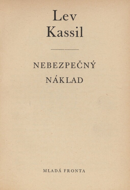 Nebezpečný náklad